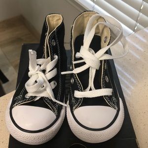 Kid’s hitop chucks. Converse